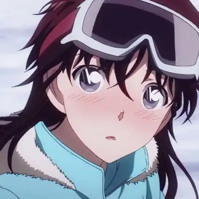 名侦探柯南情侣头像一对分开新一和小兰情侣图片