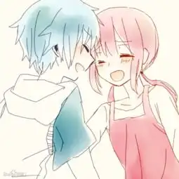 头像男粉色系动漫头发