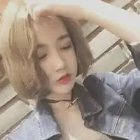 qq头像韩国女生短发韩系短发女生qq头像