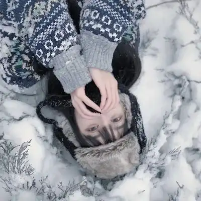 ins森系恩典女头你是藏在云层里女生头像我要个性网