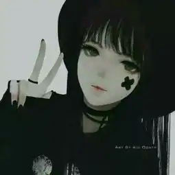 emo丧系女生头像真人版