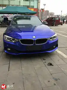 bmw420i超亮金属蓝莓