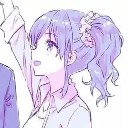 萌系情头一人一半动漫头