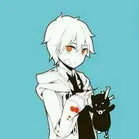 红眼动漫头像系列幼犬