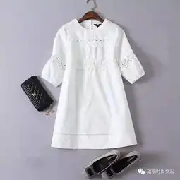 白色连衣裙,干净而纯粹,就如同你勿忘的初心