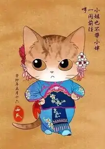 她将唐朝美女画成猫,这些文创作品有点萌