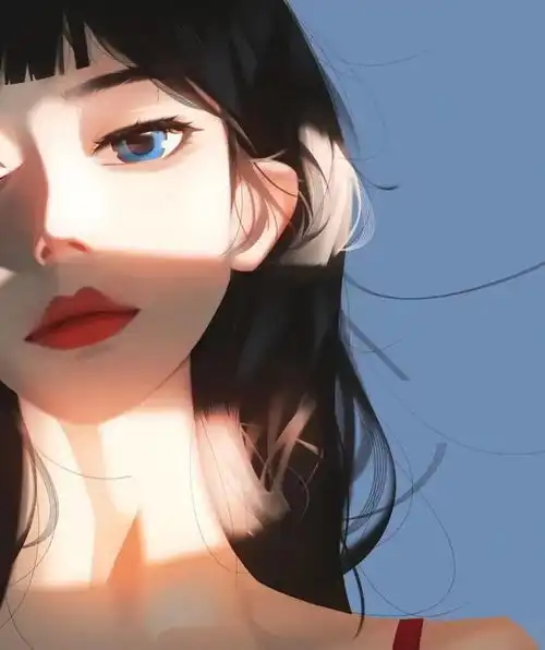 漫画风系列女生头像3