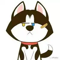 卡通哈士奇搞怪头像q版微信头像图片大全