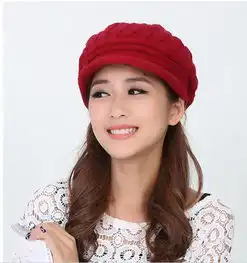 柏妃新款针织帽子女韩国秋冬季韩版户外潮流保暖护耳毛线帽b201