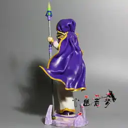 魔兽世界玩家手工女神吉安娜精美软陶作品