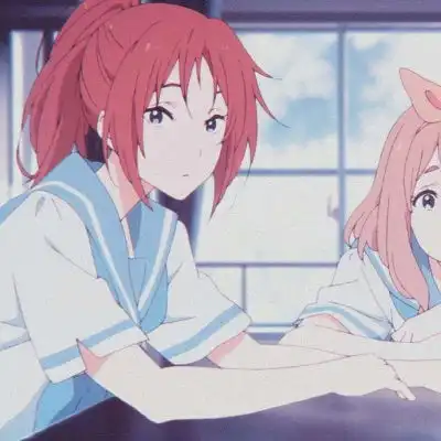 女生动漫粉嫩闺蜜头像念七