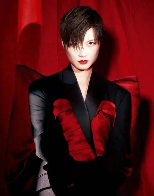 李宇春一改往日风格,身穿一袭粉色长裙,判若两人