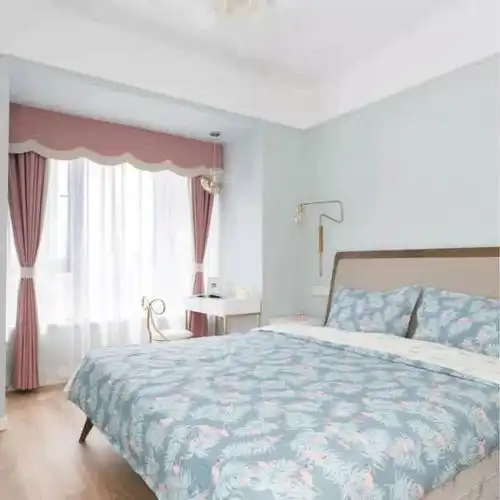 粉色系北欧风的装饰,看着就暖,爱上这样的家了