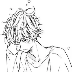 插画动漫二次元头像男