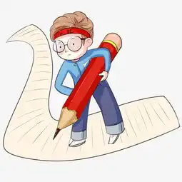 手绘正在考试的男孩插画图片素材其他格式下载动漫人物大全