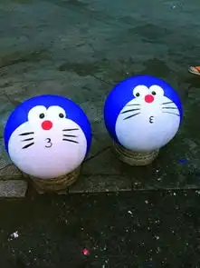 南京的石墩子变成了哆啦a梦