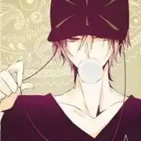 动漫头像带耳机带帽子吹口香糖男微信头像图片大全