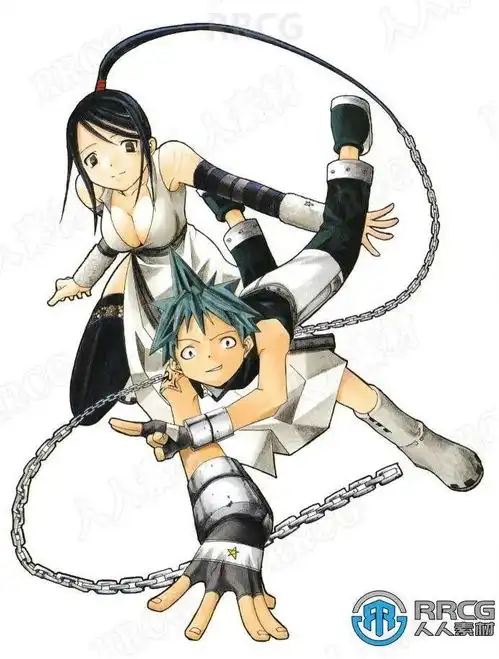 画师大久保笃魔幻热血系少年漫画噬魂师角色原画插画集