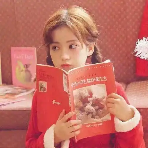 红色系姐妹头像姐妹情