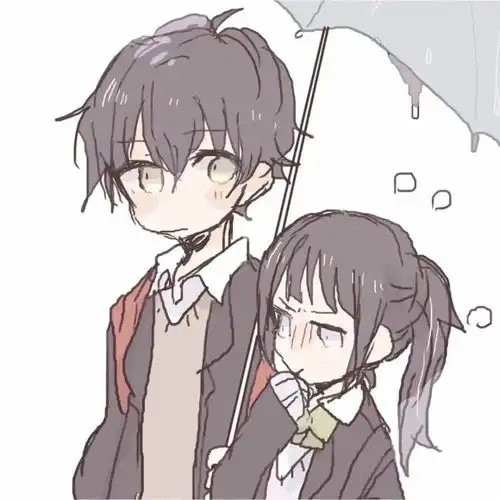 蓝色系超仙头像男情头