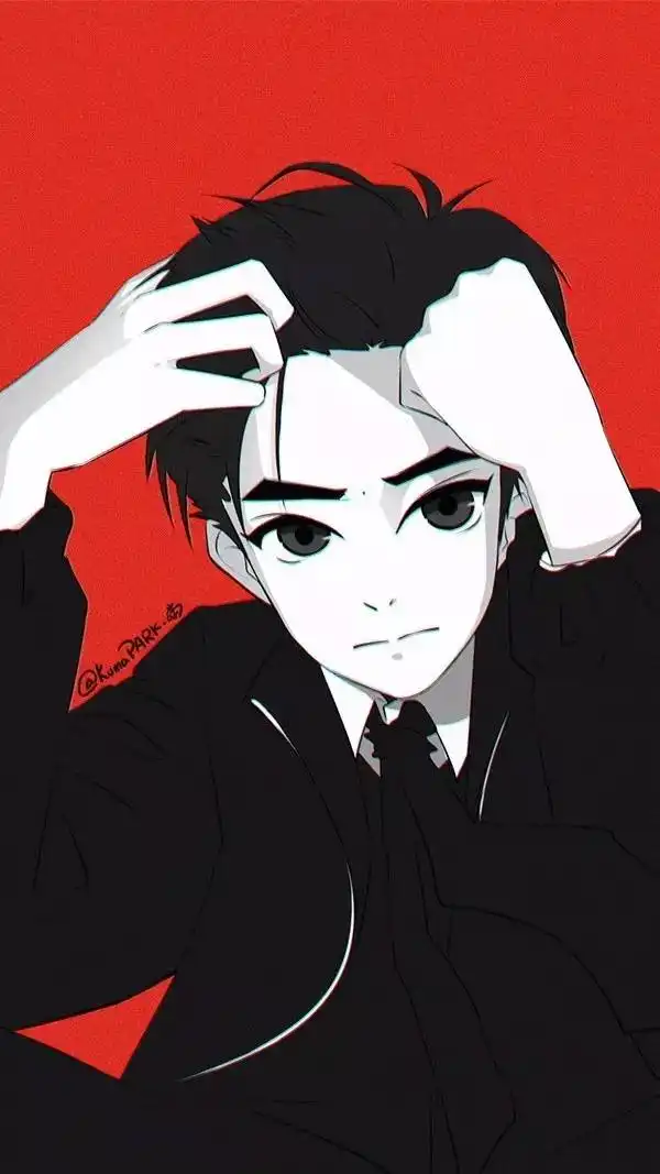 漫画里的白马王子卡通版的易烊千玺