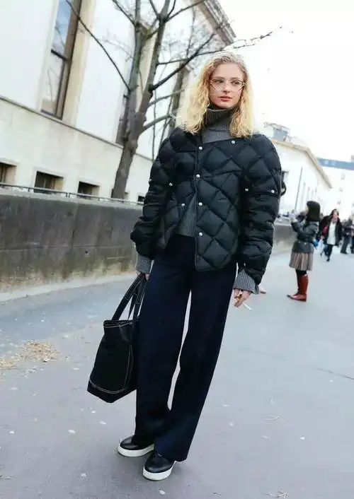 羽绒服裤子,挑对版型,几乎不会出错