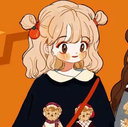 绿色头像们闺蜜动漫