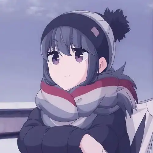 动漫女头摇曳露营志摩凛无水印女生头像