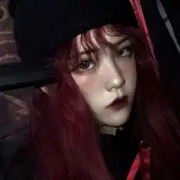 网红丧系女生头像