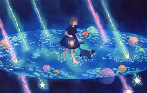 插画欣赏治愈系水彩人物作品