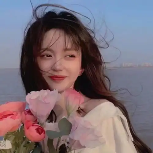 ins笑容甜美治愈系女头