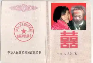 请帮我ps一张结婚证