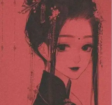 闪耀暖暖动漫头像全身黑