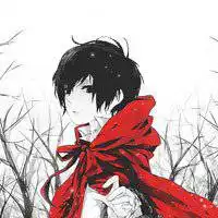 红色系的男生头像动漫