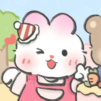 2023最新超萌可爱兔子小熊二次元情侣头像我要个性网