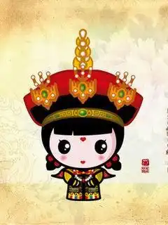 我朋友用的一个脸谱做的头像,是一个小皇帝模样的,据说还有个跟他配对的皇后的头像,但是一直找不到