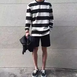 韩系头像男生短裤
