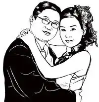 线描漫画头像阿狸快乐桃子快乐
