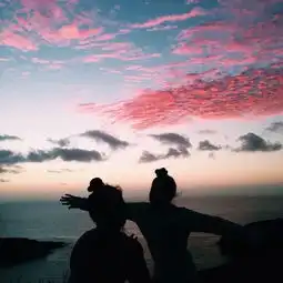 海边逆光人像,拍谁都好看