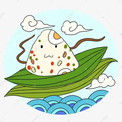 端午节绿色卡通元素粽子png素材图片免费下载千库网