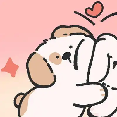 2023最新超萌可爱狗狗动漫情侣头情侣头像我要个性网