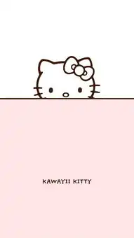 卡通hellokitty猫咪动漫粉色苹果手机高清壁纸750x1334爱思助手