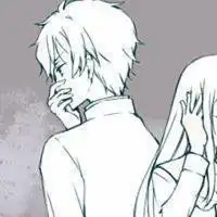 手绘古风萌情侣头像一左一右微信头像图片大全