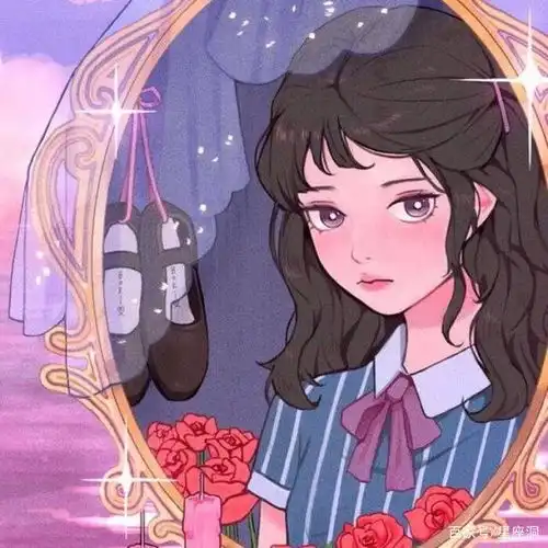 粉色系女生头像动漫要内