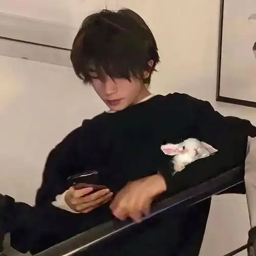 不明显的ins情侣头像