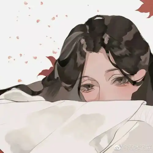 动漫头像黑色系女古风可