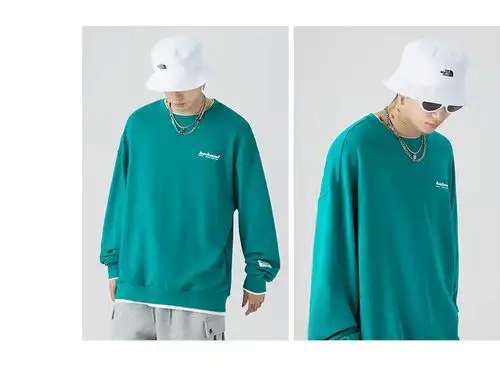 韩路日系男装主推2021秋冬新款情侣卫衣男女假两件ins圆领上衣潮