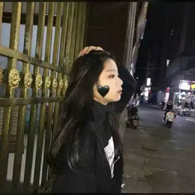 真人侧脸头像女长发侧脸回眸长发女头像图片