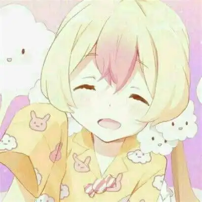 二次元女生头像萌萌哒,遇见你之前我是伤心的