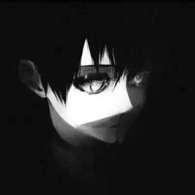 动漫超丧超黑暗的头像男超清暗黑系血腥头像男